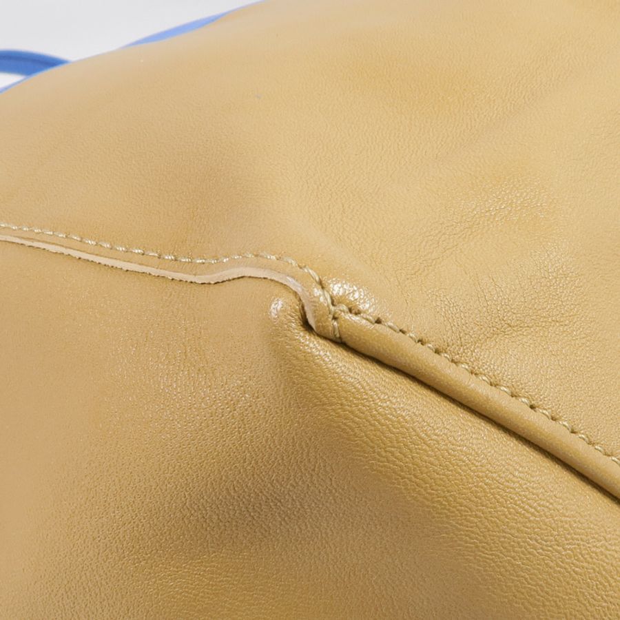 CELINE 皮革Cabas Tote金扣手挽袋-9