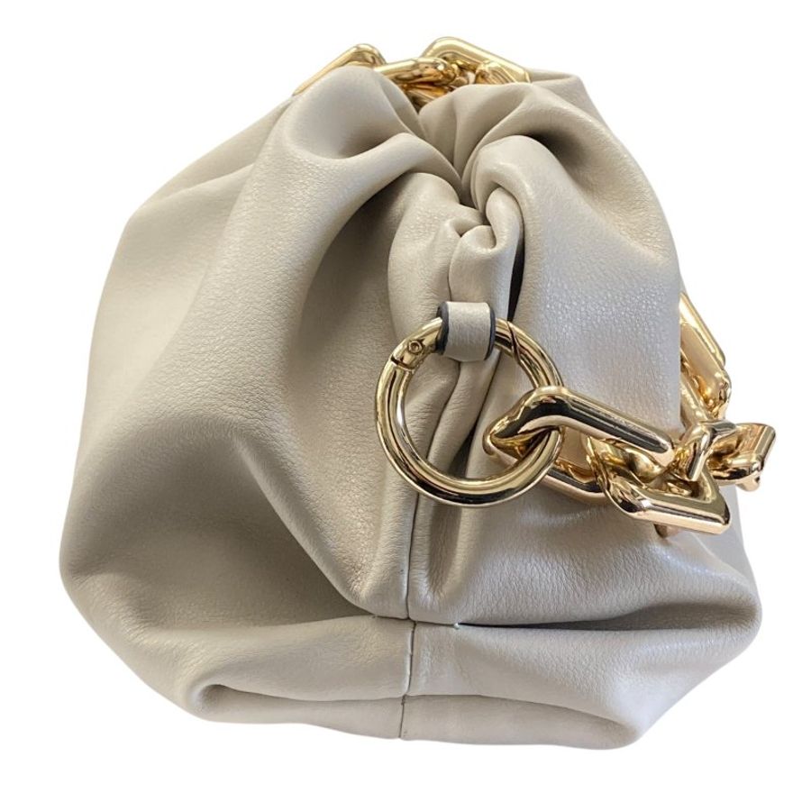 BOTTEGA VENETA 寶緹嘉  The Chain Pouch 皮革 肩背包 白色-2