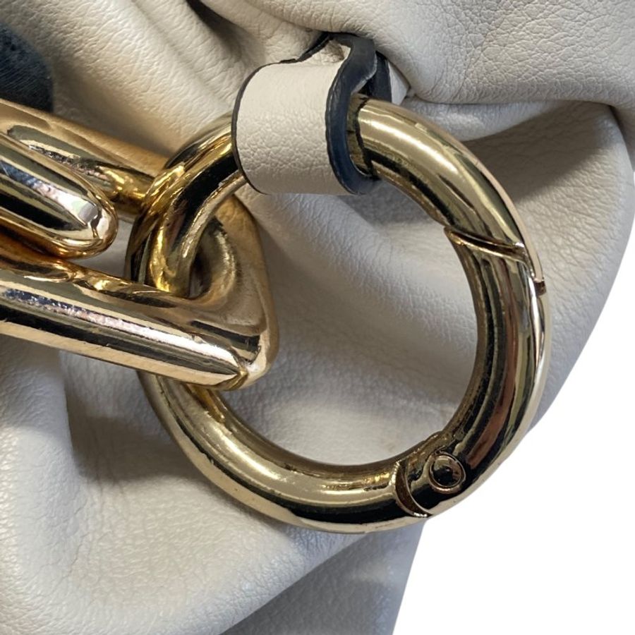 BOTTEGA VENETA 寶緹嘉  The Chain Pouch 皮革 肩背包 白色-13