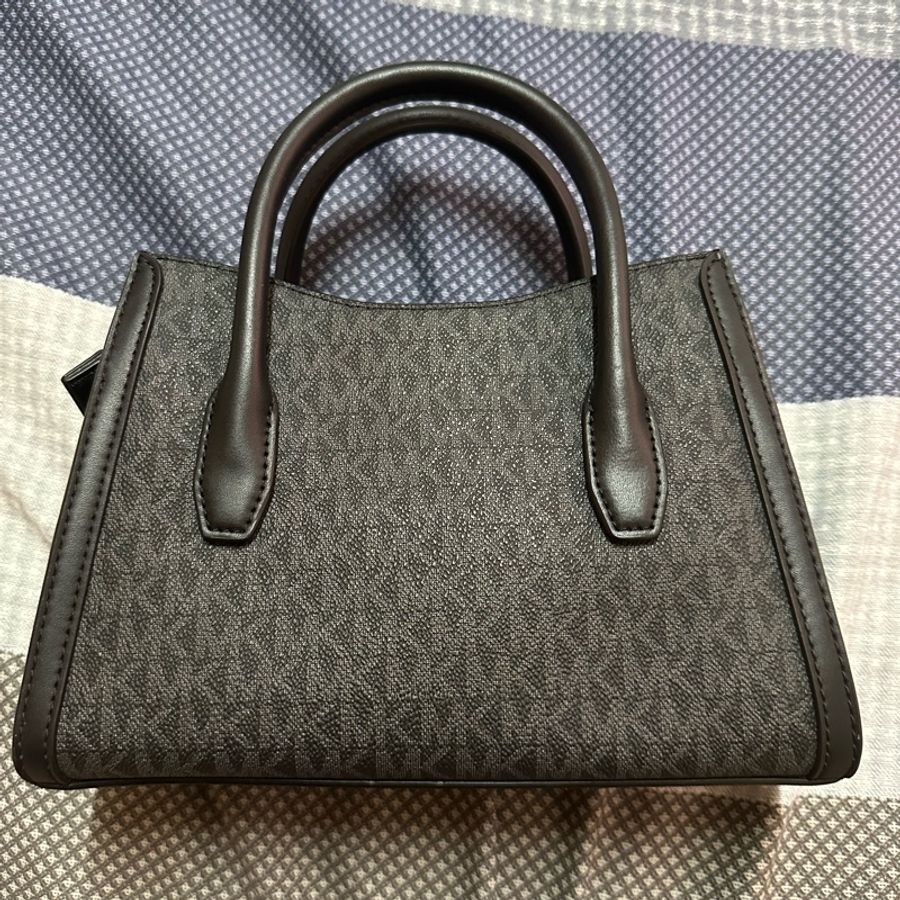 Michael Kors Gabby Small Top Zip Curve Satchel Crossbody Bag-8