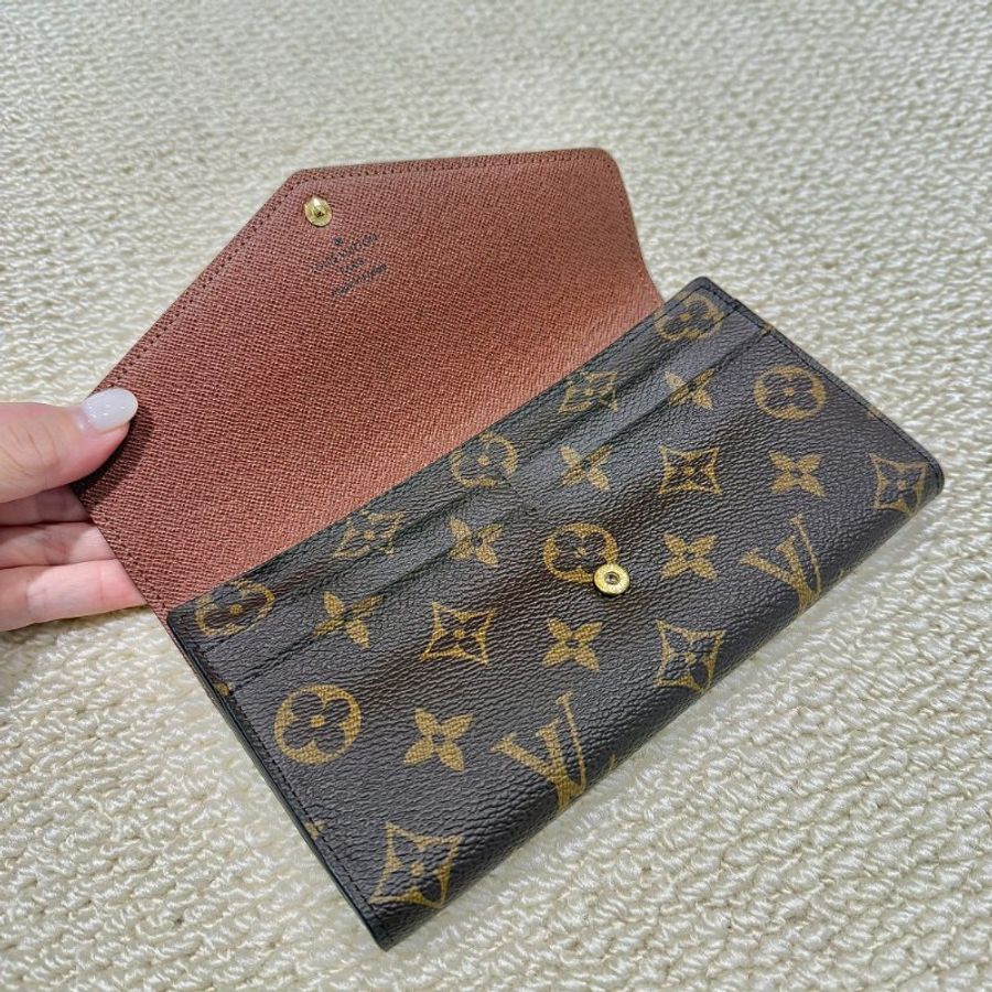 Louis Vuitton - 原花信封式下蓋長夾-2