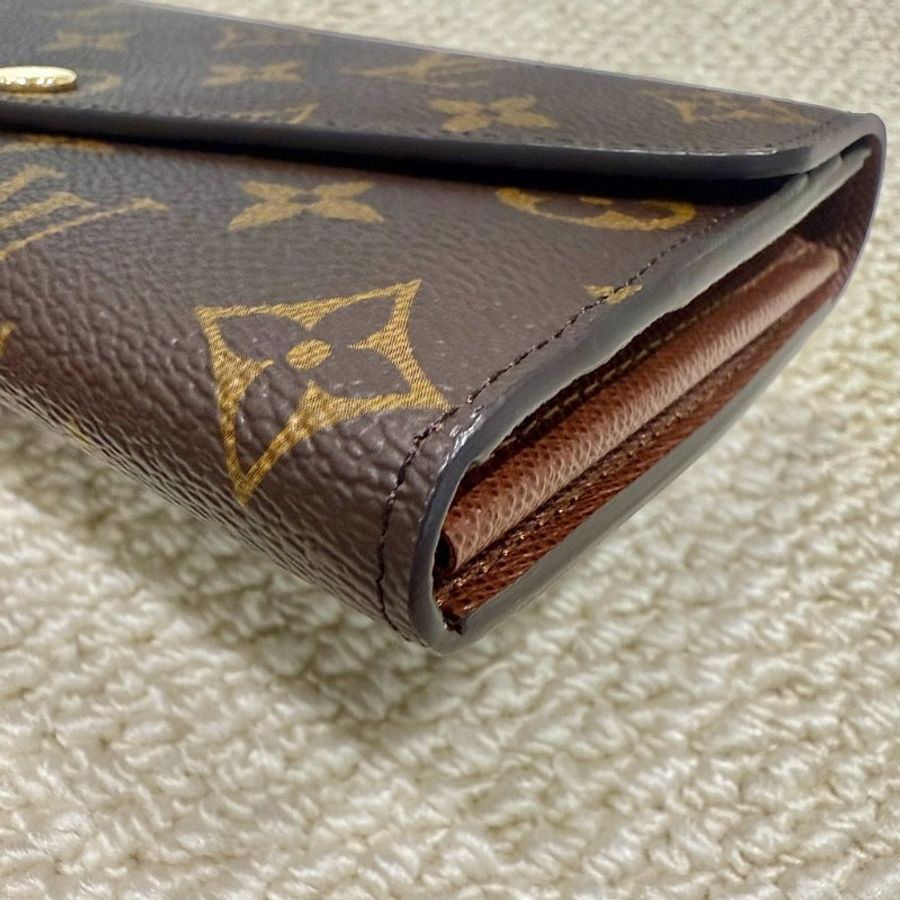 Louis Vuitton - 原花信封式下蓋長夾-6