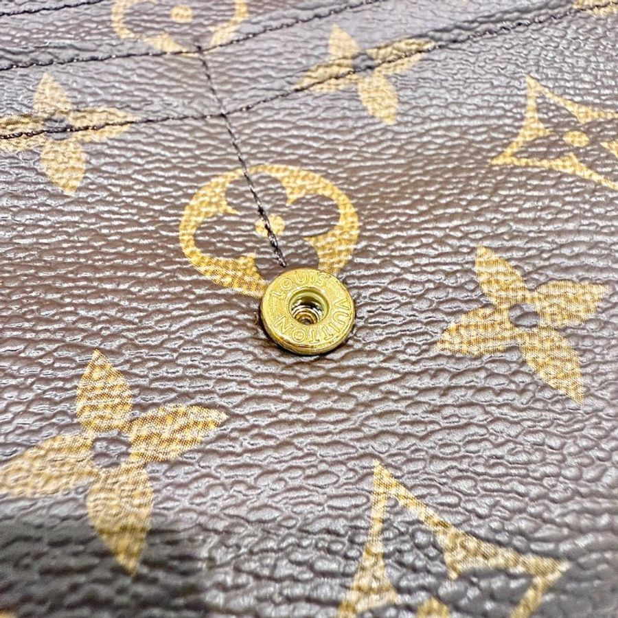 Louis Vuitton - 原花信封式下蓋長夾-16