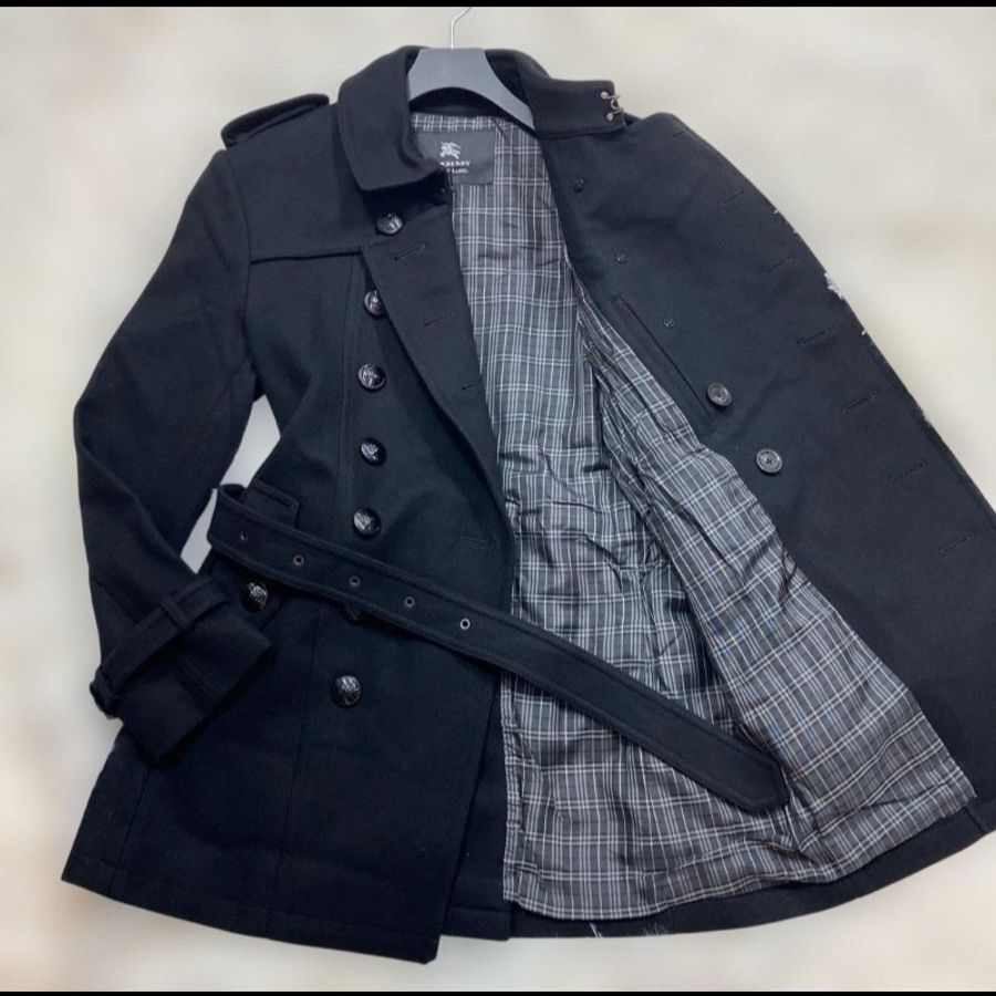 日本二手近新/Burberry 拿破崙男神羊毛大衣-1
