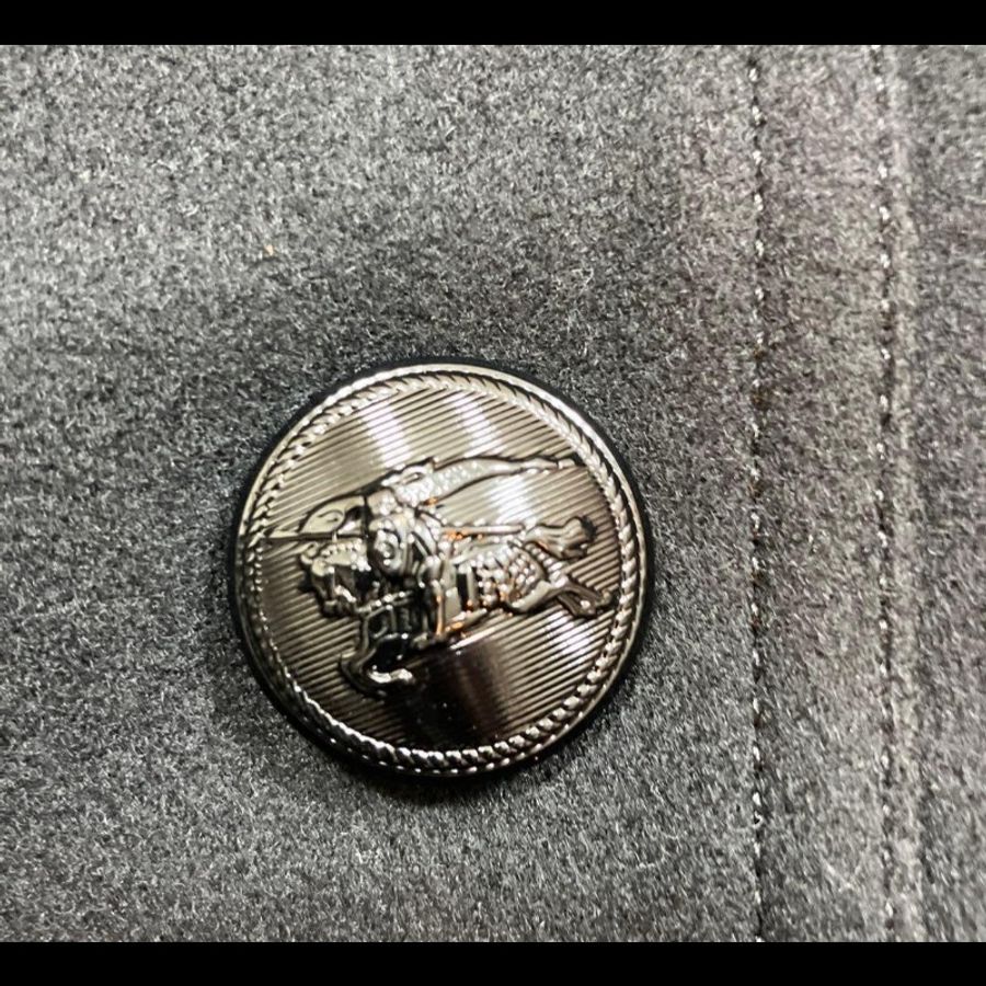 日本二手近新/Burberry 拿破崙男神羊毛大衣-10