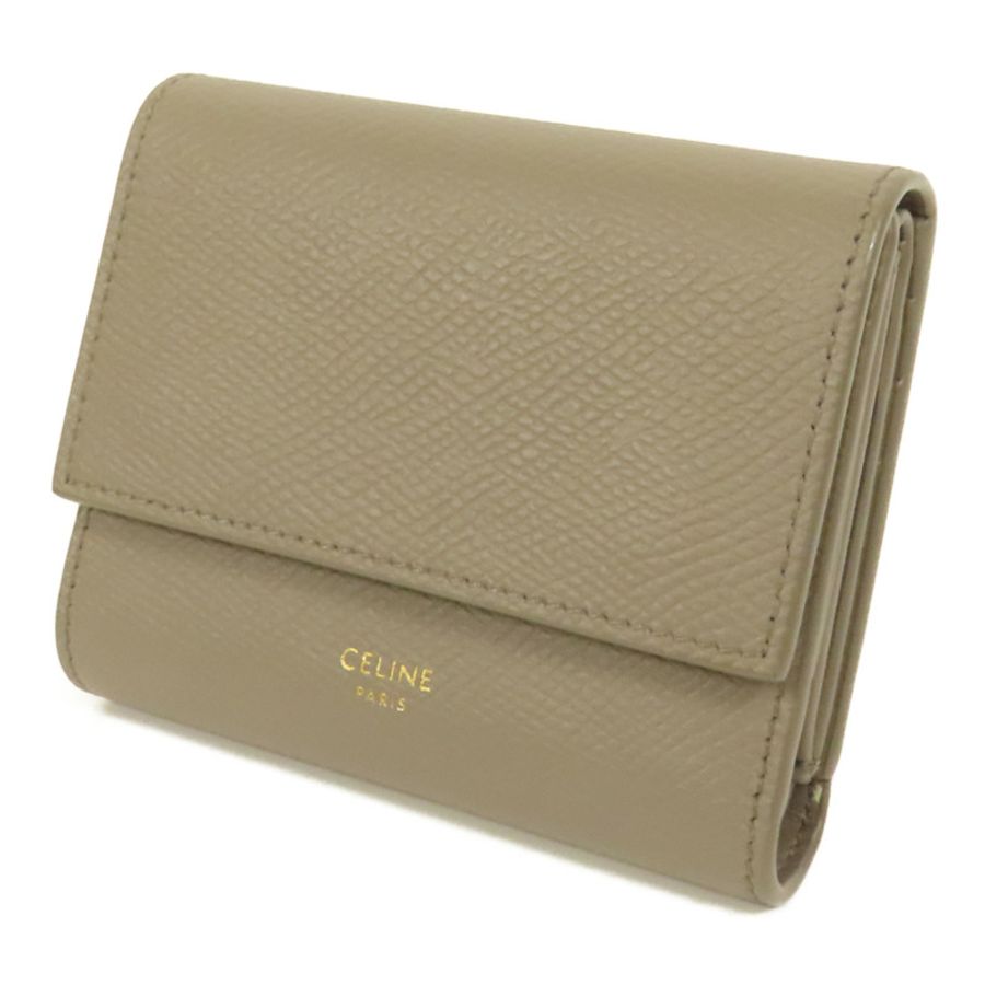 CELINE 牛皮皮革Wallet金扣錢包-2