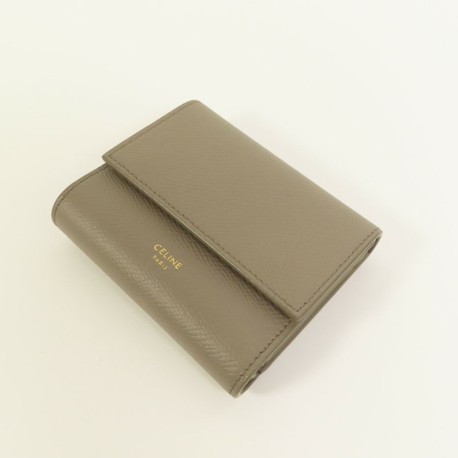 CELINE 牛皮皮革Wallet金扣錢包-3