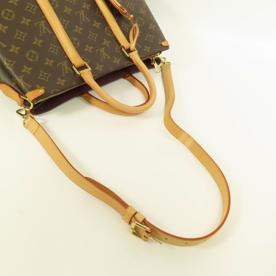 LOUIS VUITTON Monogram Soufflot MM金扣手挽肩背兩用袋-4