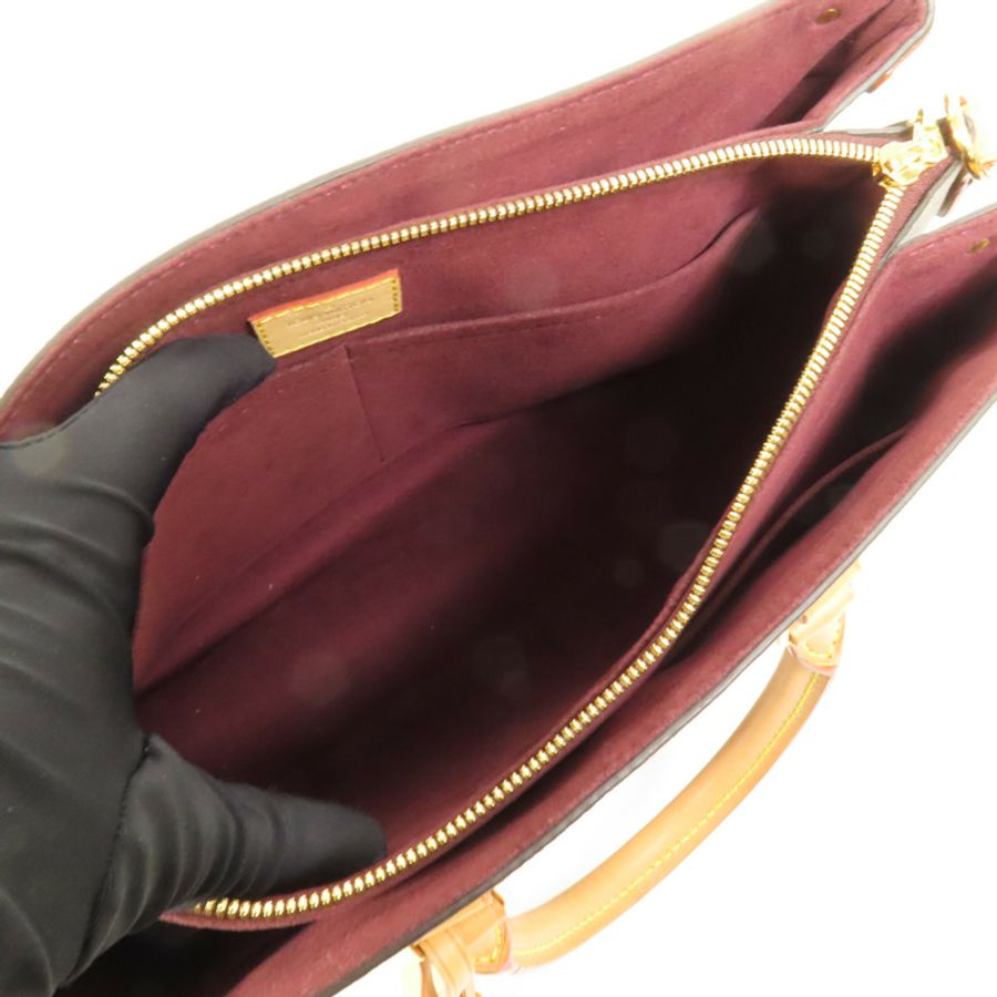 LOUIS VUITTON Monogram Soufflot MM金扣手挽肩背兩用袋-9
