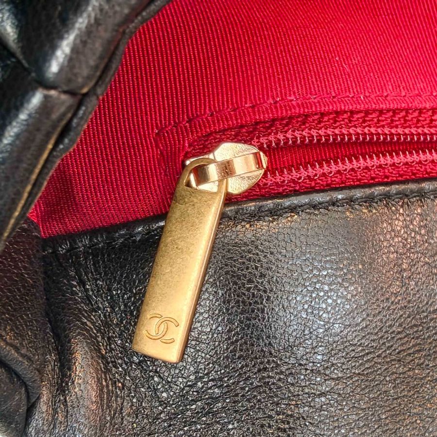 Chanel 香奈兒 19bag 黑色羊皮小號單肩包斜挎包 30開有卡2020年-13