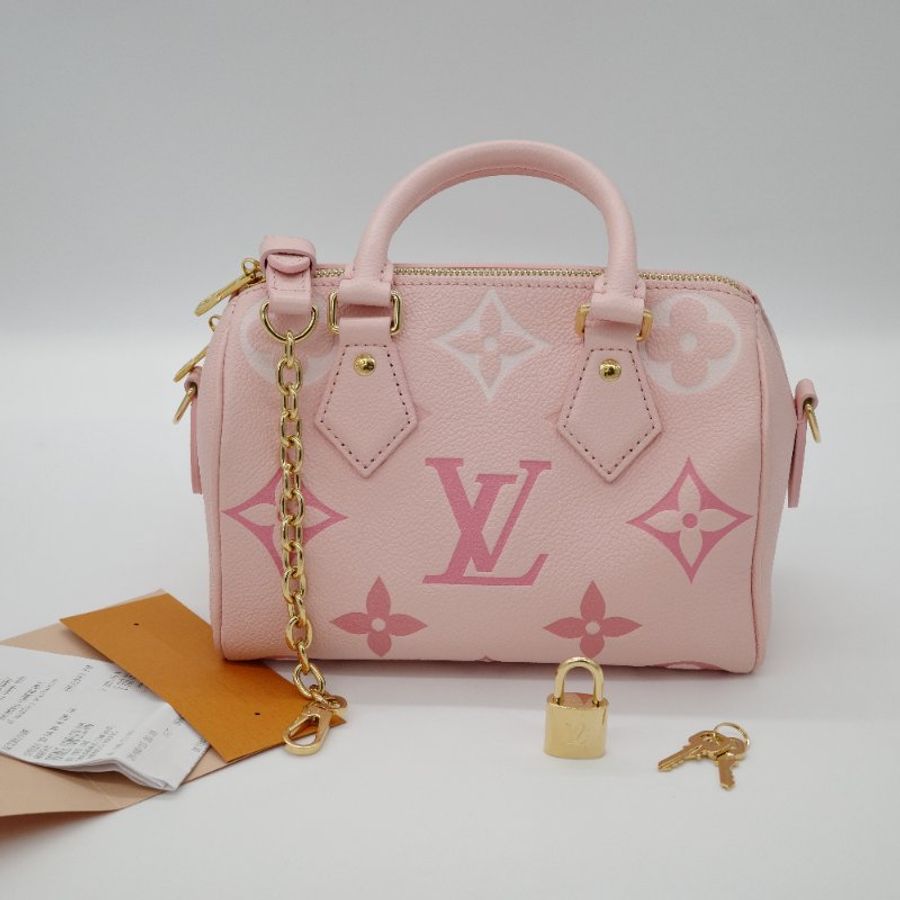 【全網唯一 🌟 限量款】Louis Vuitton 路易威登 Speedy 20 SP20 粉色漸變 壓紋 牛皮革 波士頓包 枕頭包 單肩包 斜挎包 手提包 ｜ 專櫃 98,000-2