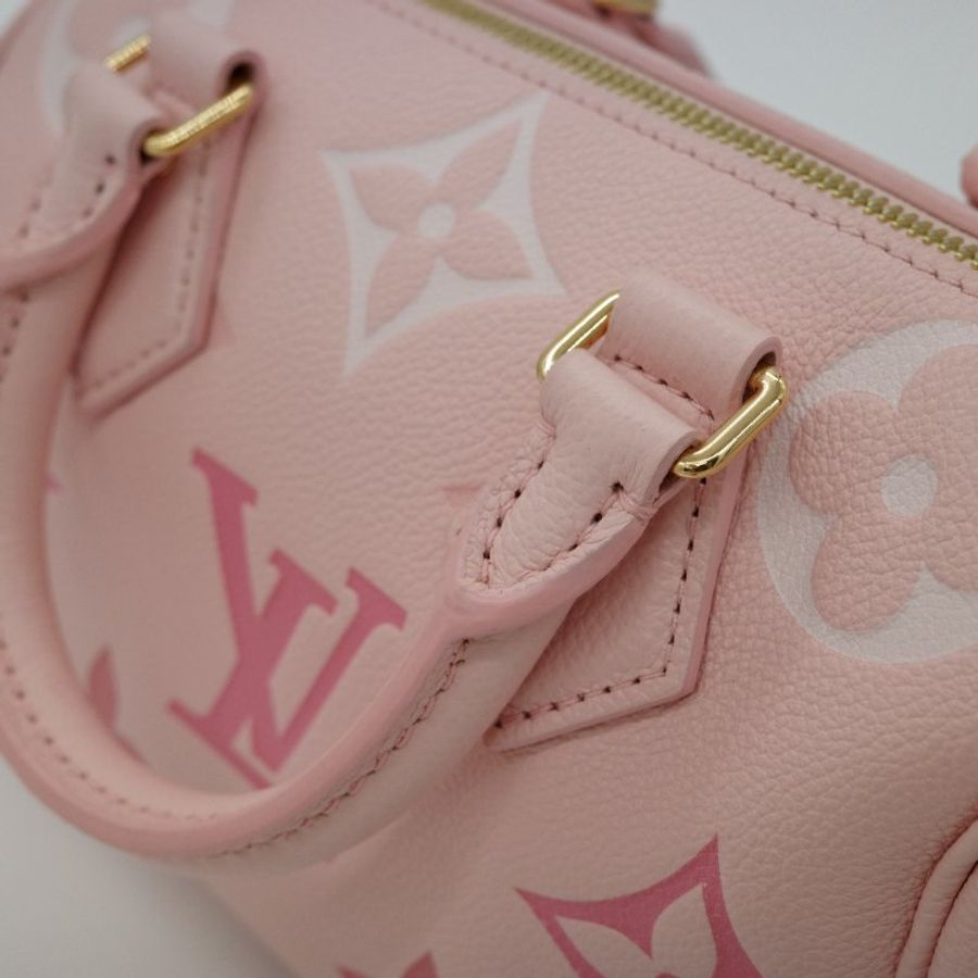 【全網唯一 🌟 限量款】Louis Vuitton 路易威登 Speedy 20 SP20 粉色漸變 壓紋 牛皮革 波士頓包 枕頭包 單肩包 斜挎包 手提包 ｜ 專櫃 98,000-8