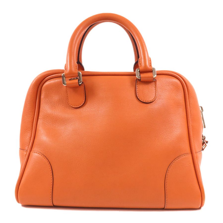 LOEWE 牛皮皮革2 Way Shoulder銀扣手挽肩背兩用袋-1