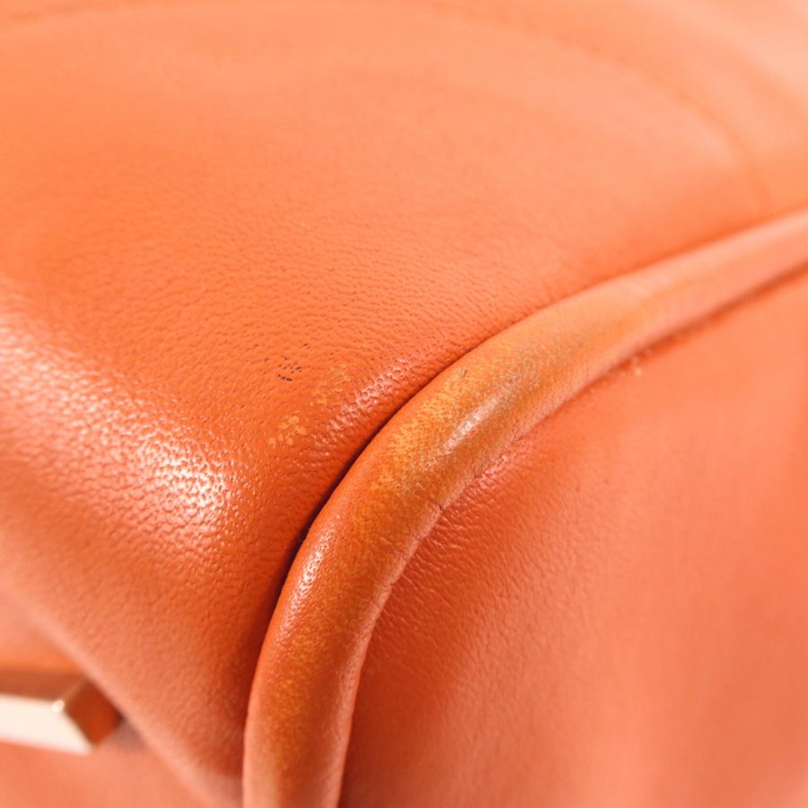 LOEWE 牛皮皮革2 Way Shoulder銀扣手挽肩背兩用袋-7