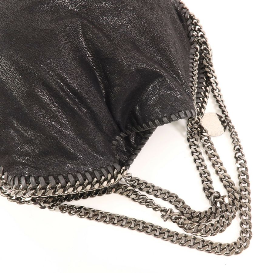 Stella McCartney 聚酯纖維2 Way Shoulder Bag銀扣手挽肩背兩用袋-4