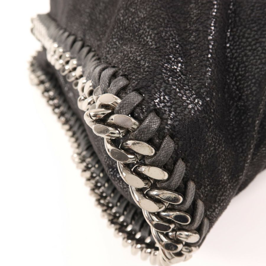 Stella McCartney 聚酯纖維2 Way Shoulder Bag銀扣手挽肩背兩用袋-6