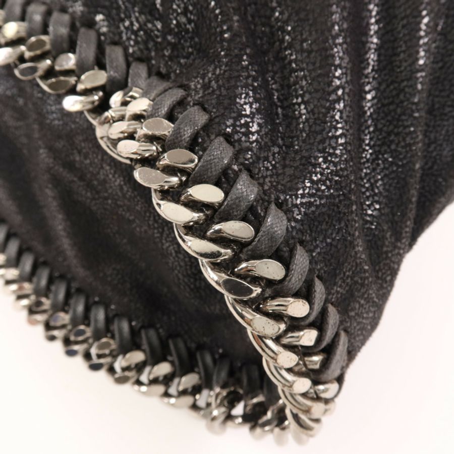 Stella McCartney 聚酯纖維2 Way Shoulder Bag銀扣手挽肩背兩用袋-8