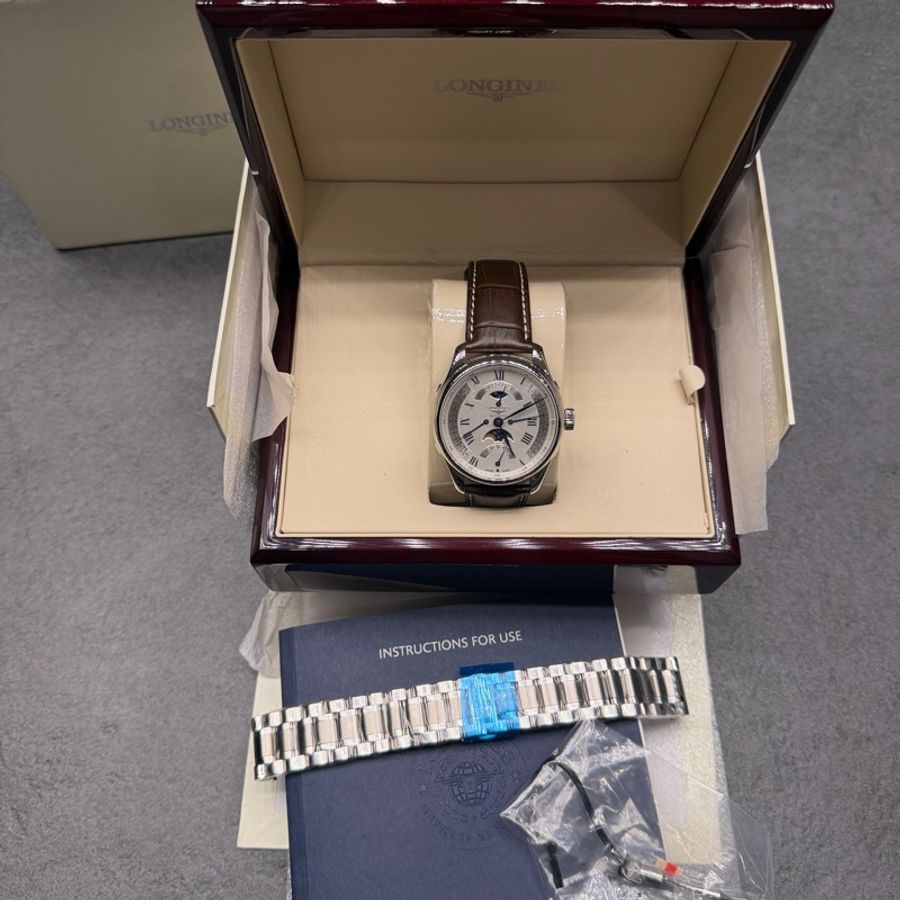 LONGINES 巨擘系列 四逆跳 (Longines Master Collection Retrograde)-0