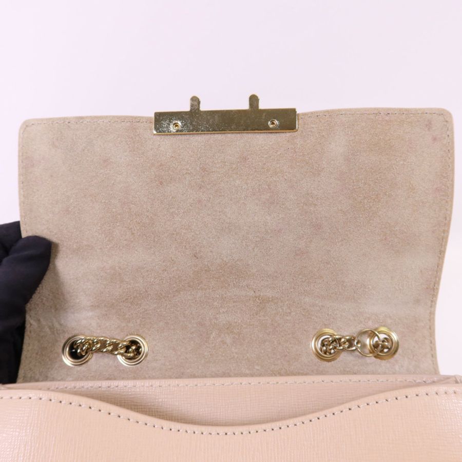 Furla 皮革Chain Shoulder Bag金扣鏈帶肩背袋-15