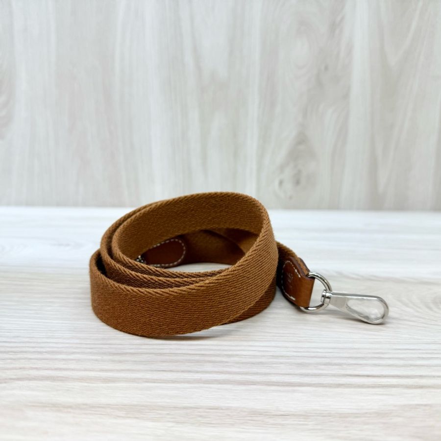 HERMES 37金棕銀扣T/C Mini Evelyne-13