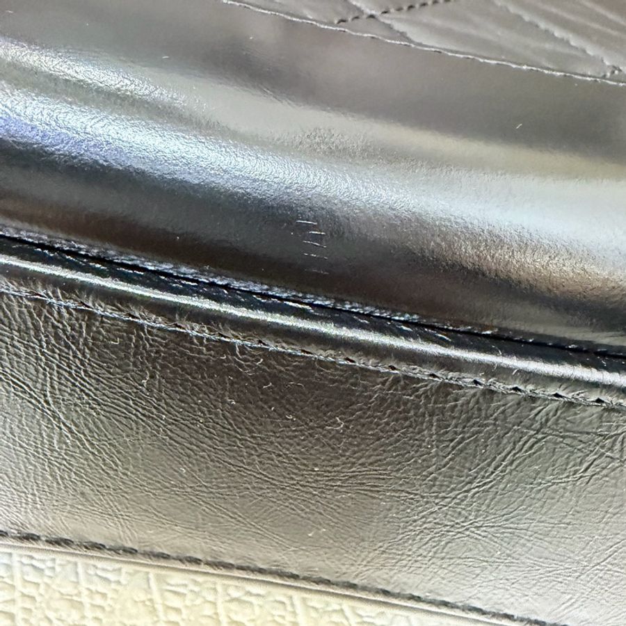 🌟絕版🌟Chanel 黑牛皮四色鏈流浪包小號-6