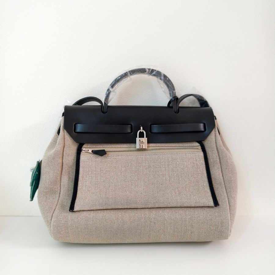 Hermes愛馬仕 Herbag 帆布包 單肩斜挎31 y刻-1
