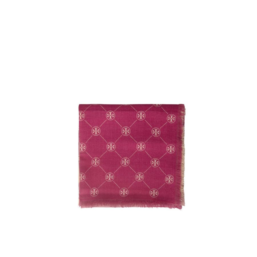 T Monogram Oblong 圍巾-0