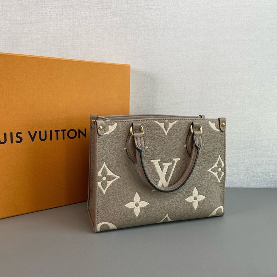 ✨Louis Vuitton LV on the go 大象灰小號 晶片款-2