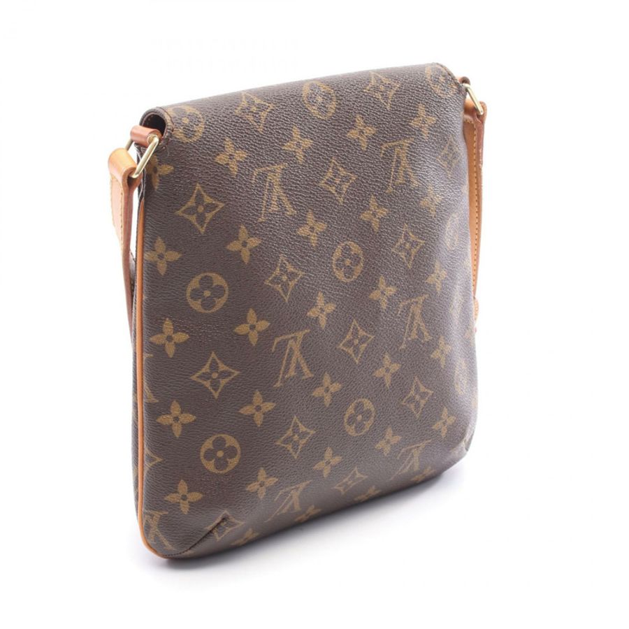 路易威登 Musette Salsa 短版肩背包 M51258 Monogram 棕色 二手女士-1
