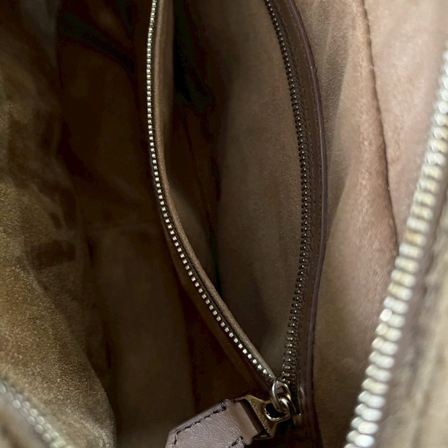 全新MAX MARA CAMMELLO駱駝棕色毛包 郵差包 側背包 斜背包-15