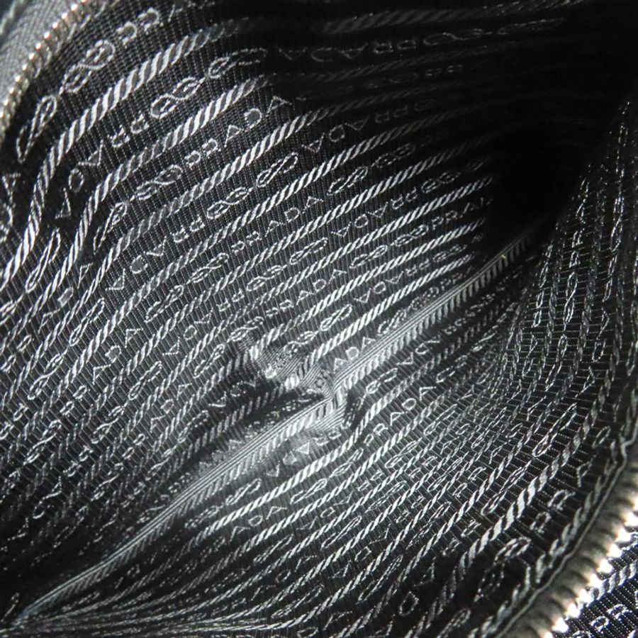 黑色 尼龍 Re-Nylon 兩用包【PRADA 普拉達】 2VG115-5