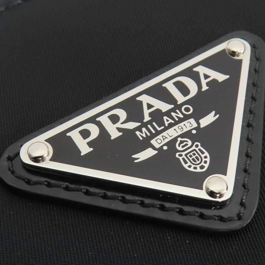 黑色 尼龍 Re-Nylon 兩用包【PRADA 普拉達】 2VG115-15