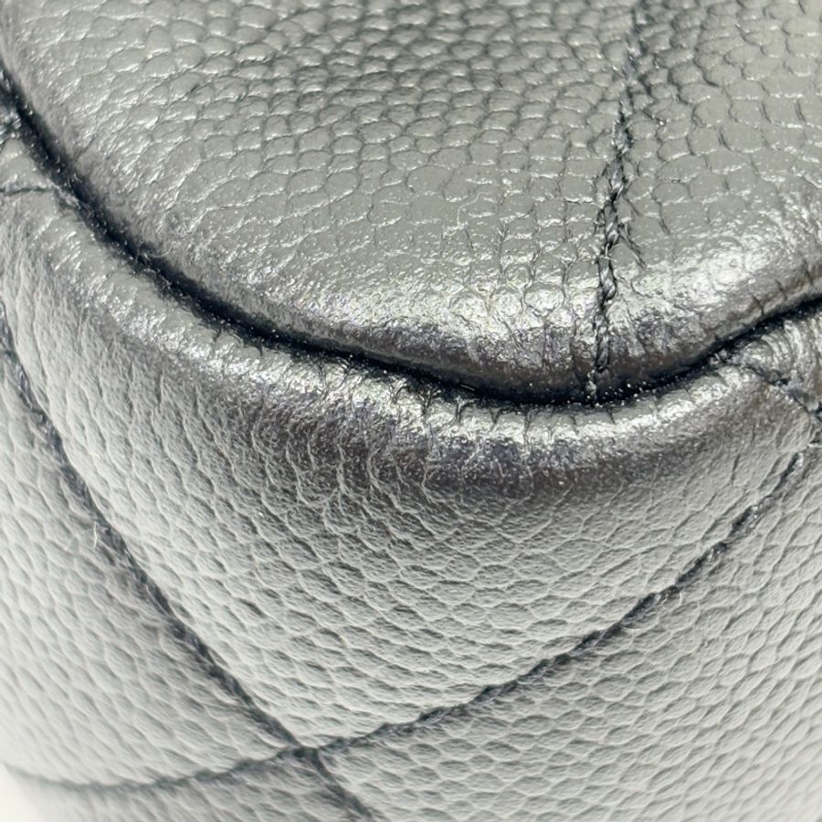 黑色菱格紋皮革 Mini Flap 鏈帶肩背【CHANEL 香奈兒 】 AS3829-10