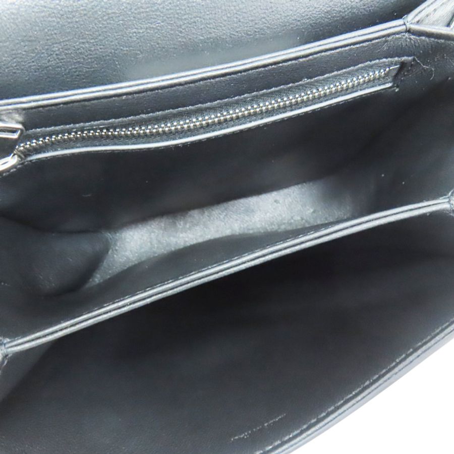 黑色牛皮 BESACE STRAP TRIOMPHE 肩背【CELINE 賽琳】 117883GAO-4