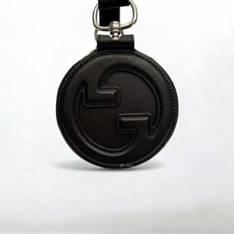 Gucci Blondie Mini黑牛皮圓筒單肩包760170-6