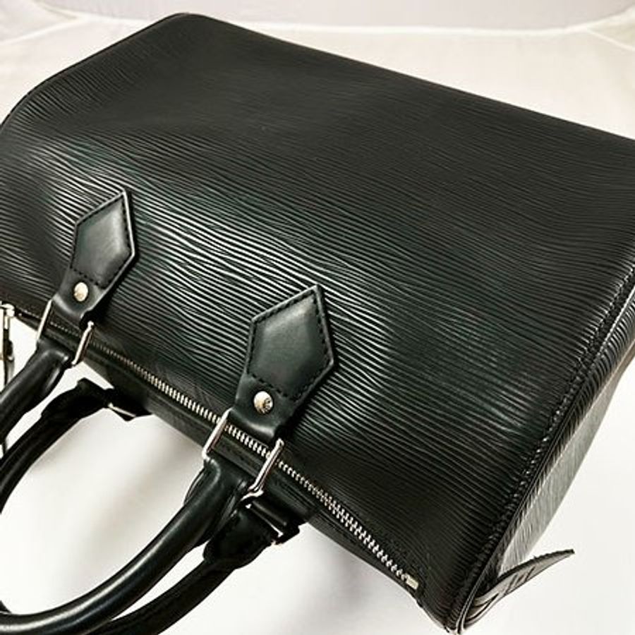 ＊奢華大道國際精品＊【L3281】LV黑色EPI牛皮 SPEEDY 25CM 手提包 M59232-4