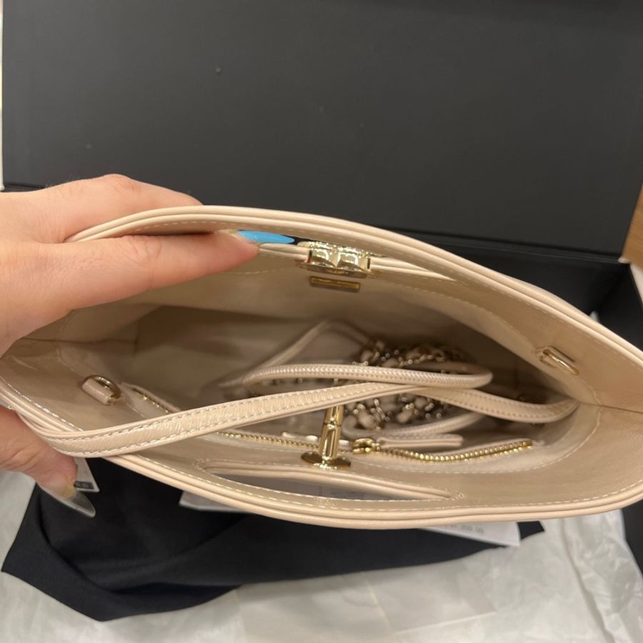 Chanel 31bag mini 25p 米色-3