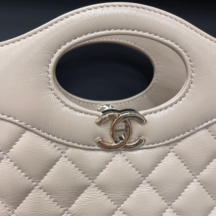 Chanel 31bag mini 25p 米色-6