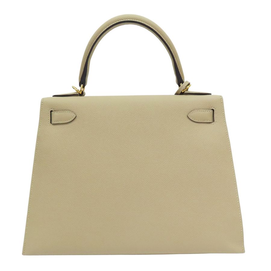 風衣灰 Epsom 牛皮 Kelly 28 凱莉包 兩用包 Y刻 金扣【HERMES 愛馬仕】-1