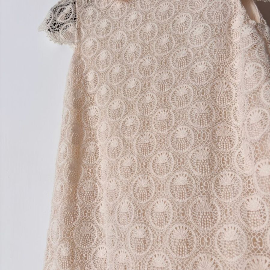::GUCCI:: 8號童裝 蕾絲邊浪漫可愛小洋裝 女童-7