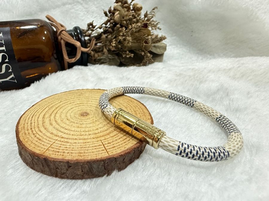 LV 手環 白棋盤格 Damier系列 LOUIS VUITTON M6607F-1