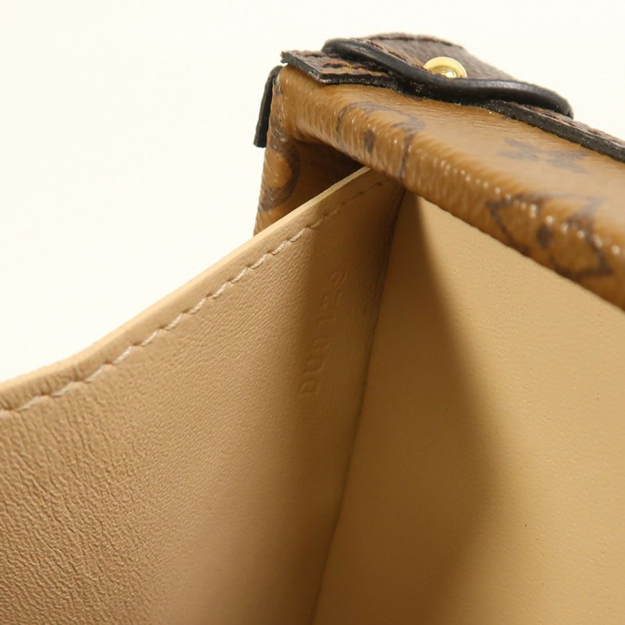 LOUIS VUITTON Monogram Reverse Petite Malle金扣肩背袋-6