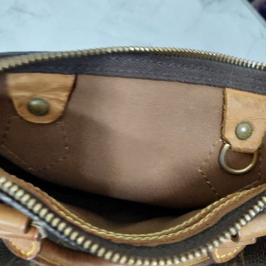 LV Speedy 25 cm🎀現品實拍 🎀 Vintage 波士頓包~二手品(不議價)-60