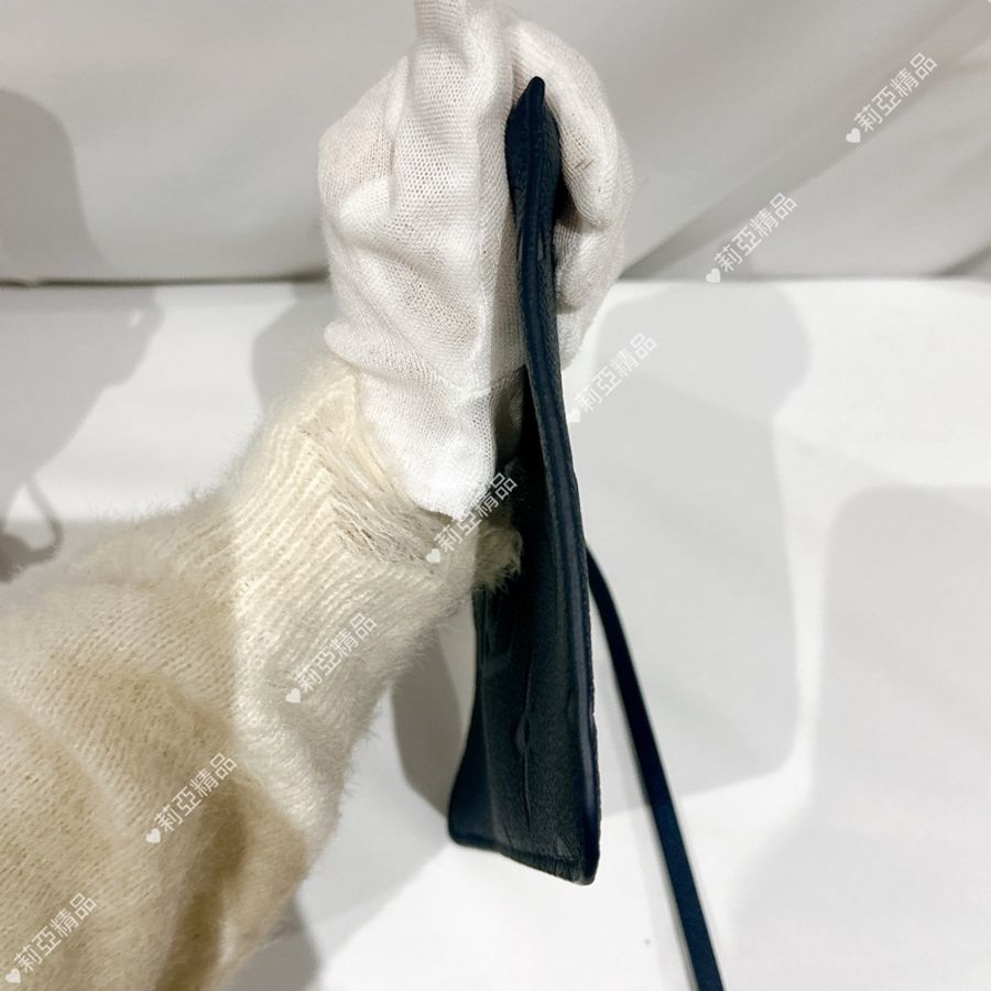 莉亞精品♡ LV Neverfull MM 深藍色 二手美包-17