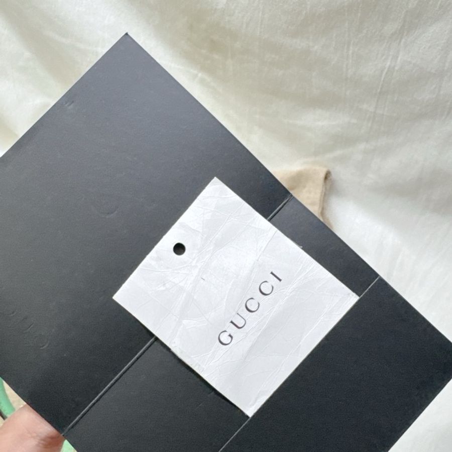 全新Gucci薄荷綠mini帆布手提斜背托特包 Jumbo-20