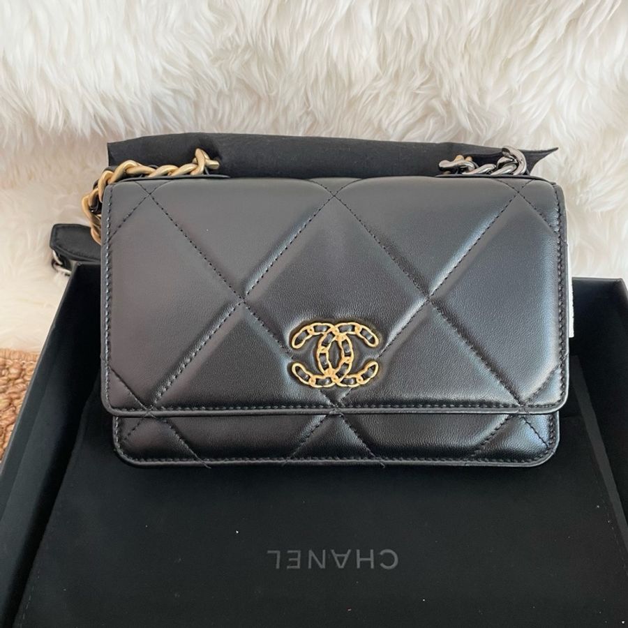 chanel 19 woc 黑金-0