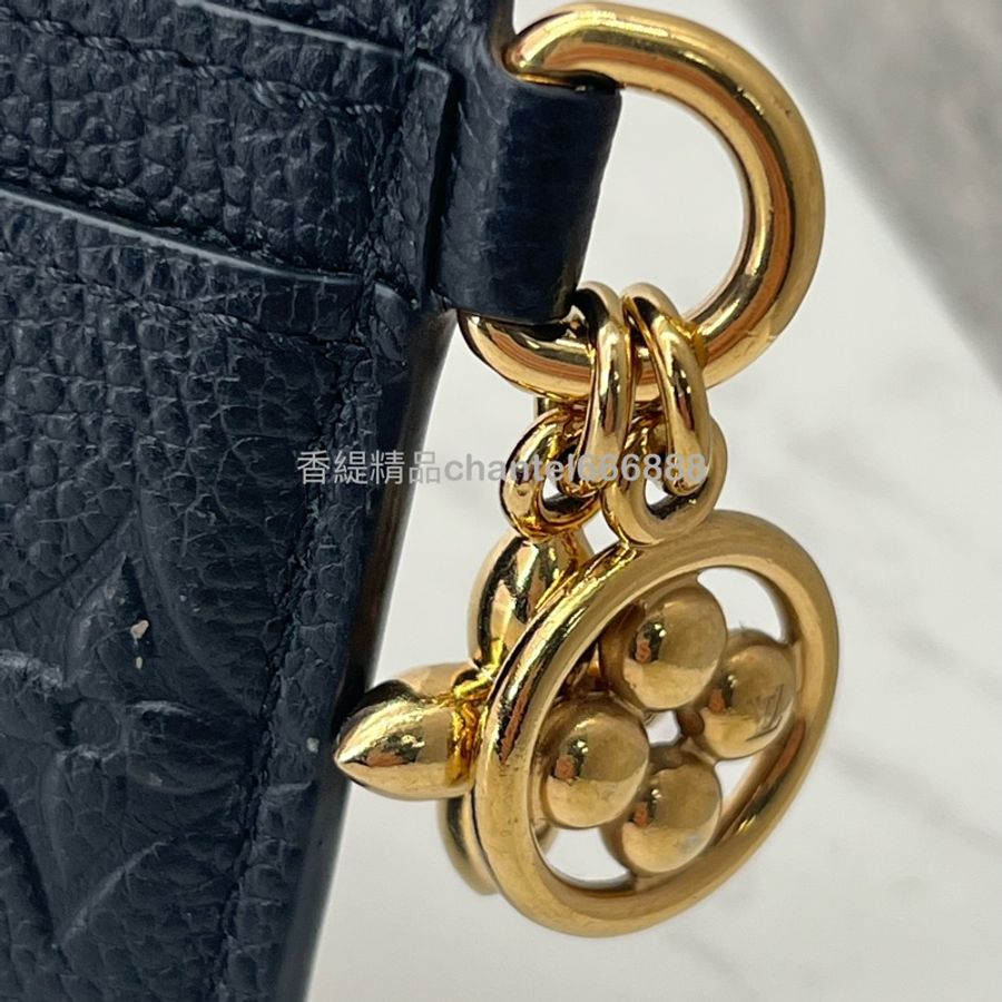 💗香緹國際精品💗 640 LV 黑壓紋卡夾-1