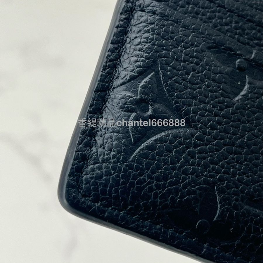 💗香緹國際精品💗 640 LV 黑壓紋卡夾-2