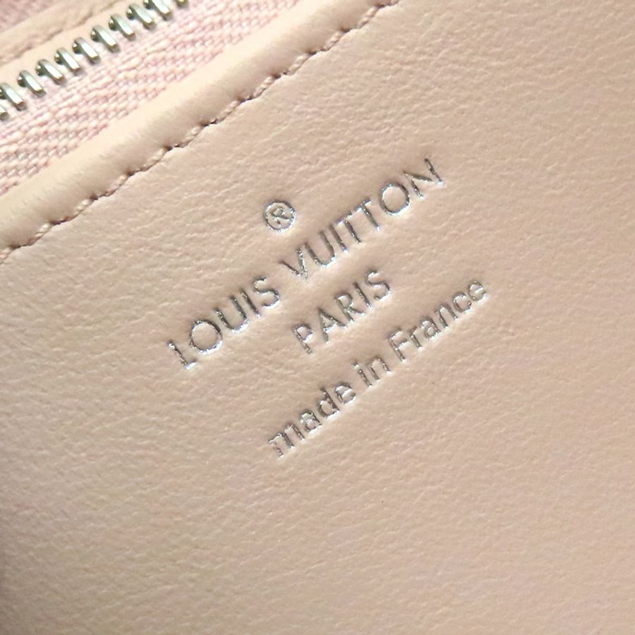 粉紅拉鍊長夾M61868【LOUIS VUITTON LV 路易威登】M61868-11