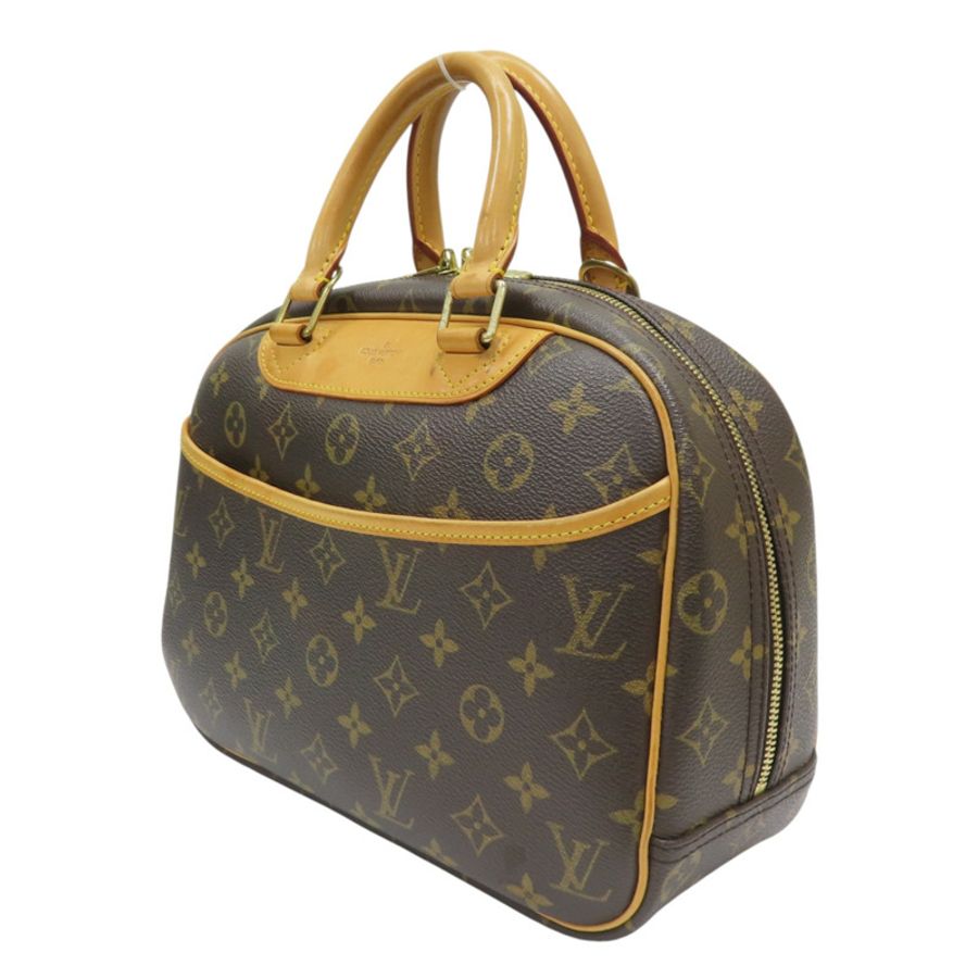 原棕花帆布 Trouville 小珍包手提包【LOUIS VUITTON LV 路易威登】 M42228-2